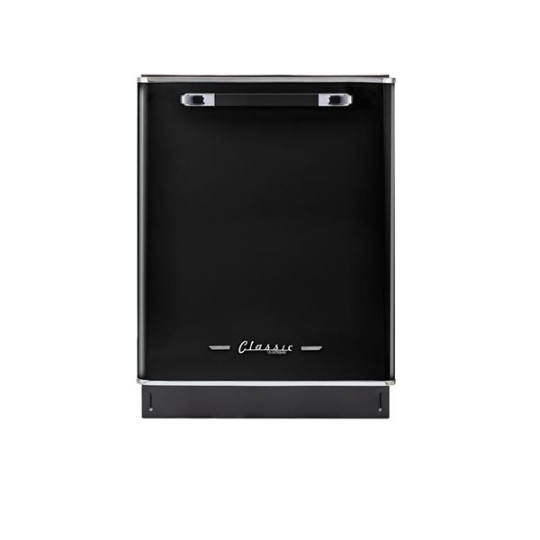 Unique Classic Retro 24-in Midnight Black Built-In Dishwasher with Stainless Steel Tub, 45 dBa