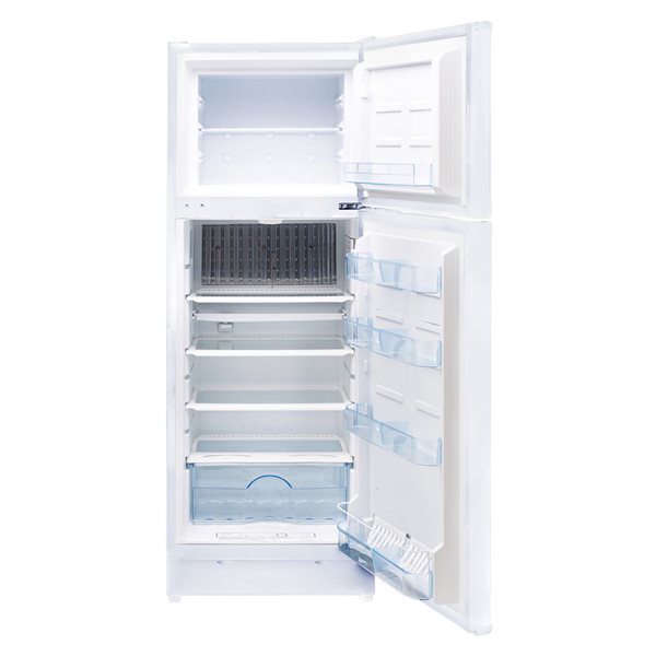 Unique Off-Grid 24-in 9.7-ft³ Propane Top Freezer Refrigerator w CO Alarming Devic - White