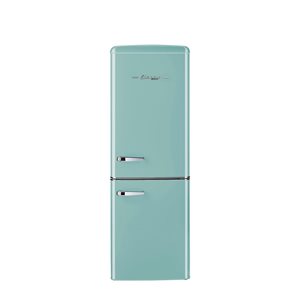 Unique Classic Retro 22-in 7-ft³ Ocean Mist Turquoise Bottom-Freezer Refrigerator, ENERGY STAR®