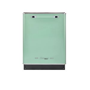 Unique Classic Retro 24-in Summer Mint Green Built-In Dishwasher with Stainless Steel Tub, 45 dBa