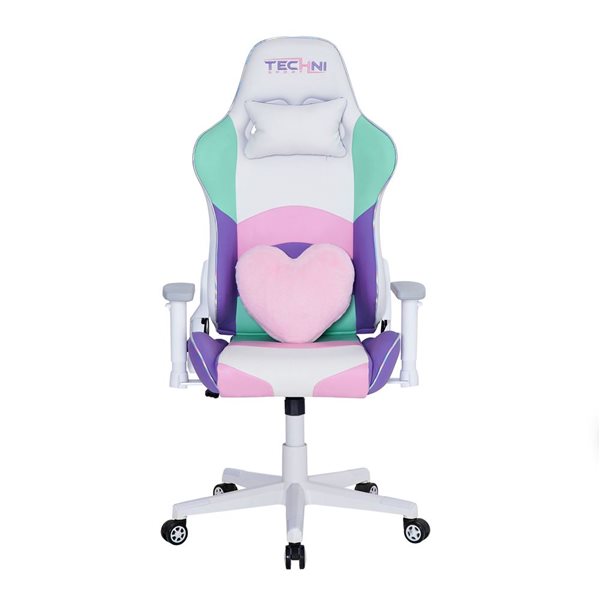 Chaise de jeu TS-42 Techni Sport pour bureau et ordinateur, Kawaii