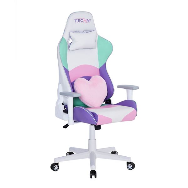 Chaise de jeu TS-42 Techni Sport pour bureau et ordinateur, Kawaii