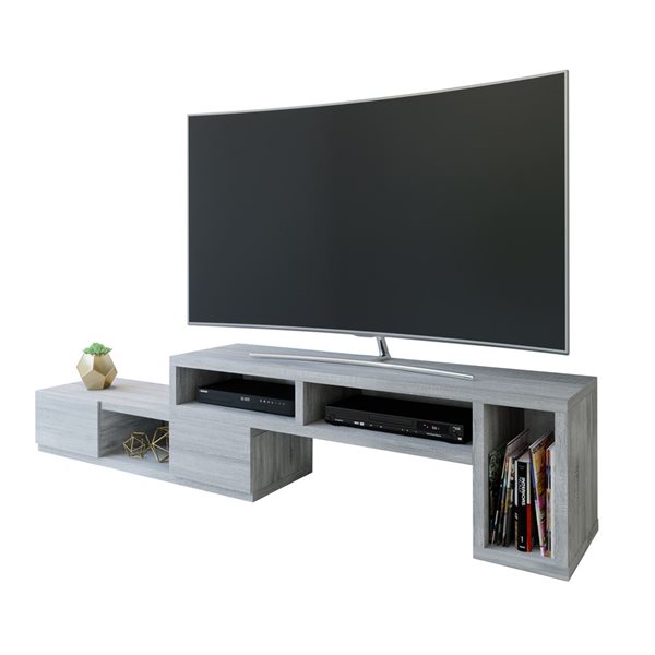 Techni Mobili Adjustable TV Stand Console for TV's Up to 65-in