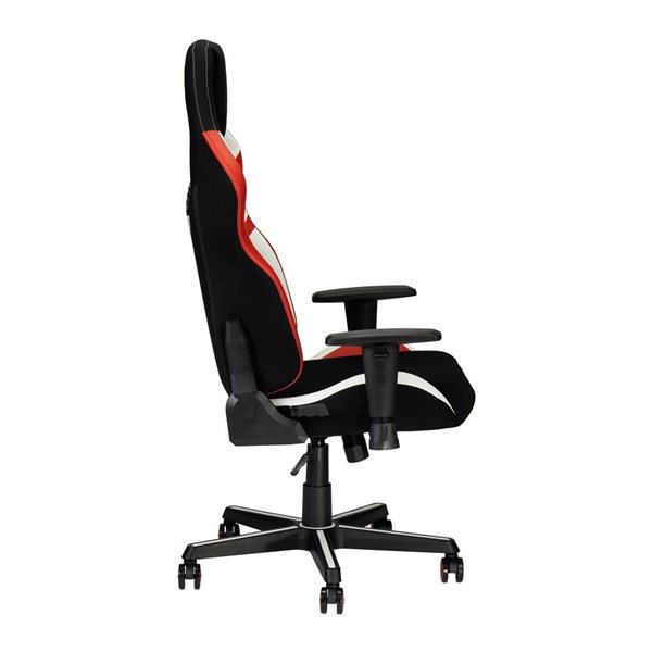 Chaise de jeu Echo TSF72 Techni Sport, noir avec rouge et blanc