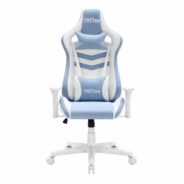 Chaise de jeu ergonomique pastel Techni Sport TS86, bleu