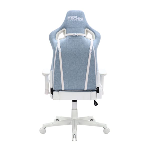 Chaise de jeu ergonomique pastel Techni Sport TS86, bleu