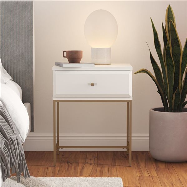 Mr.Kate Effie Nightstand - White