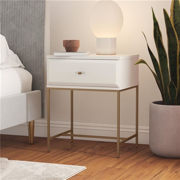 Mr.Kate Effie Nightstand - White