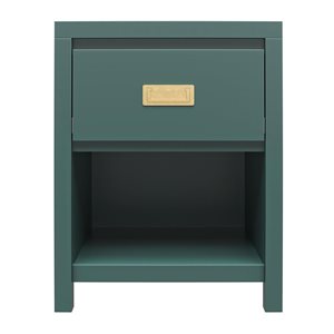 Little Seeds Monarch Hill Haven Kids' 1 Drawer Nightstand - Hunter Green