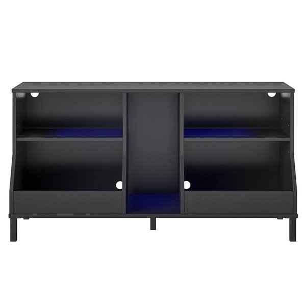 NTense Falcon Youth Gaming TV Stand w/ARGB LED Lights - Black