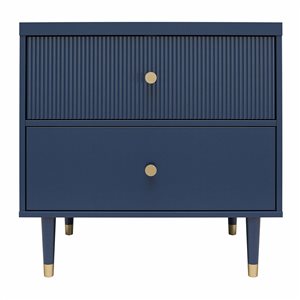 CosmoLiving by Cosmopolitan Elizabeth Nightstand - Navy