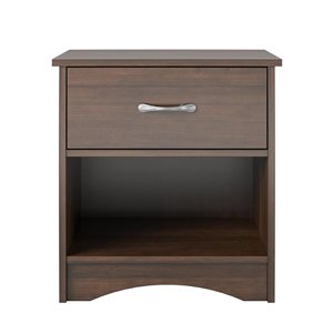 Ameriwood Home Jerry Hill Nightstand with Drawer - Cherry Oak