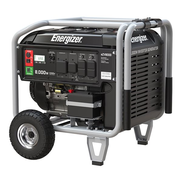 Energizer eZV8000 8,000W  Inverter Generator with Electric Start