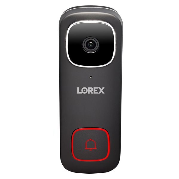 Lorex 2K Wi-Fi Black Home Surveillance Video Doorbell