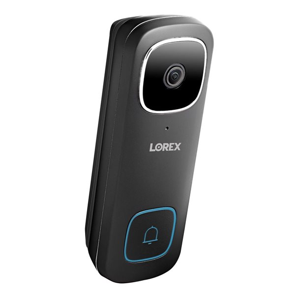 Lorex 2K Wi-Fi Black Home Surveillance Video Doorbell