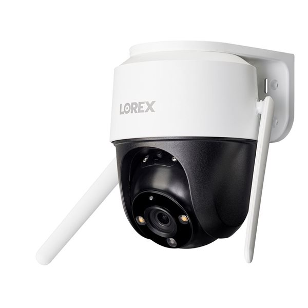 Lorex 2K Pan-Tilt Outdoor Wi-Fi Security Camera - 32GB - White