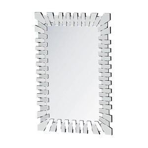 A&E Bath & Shower Spectre 32 W x 47-in H Rectangular Wall-Mounted Frameless Bevelled Glass Mirror