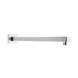 Bras de douche rectangle Vivien d'Agua Canada 16 po en chrome brillant