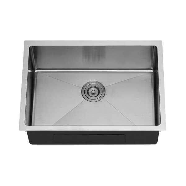 Agua Canada Elko 25 x 18-in Stainless Steel Undermount Single Bowl Kitchen Sink