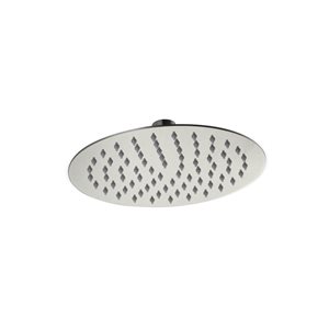 Agua Canada Viva 12-in Brushed Nickel Metal Round Showerhead