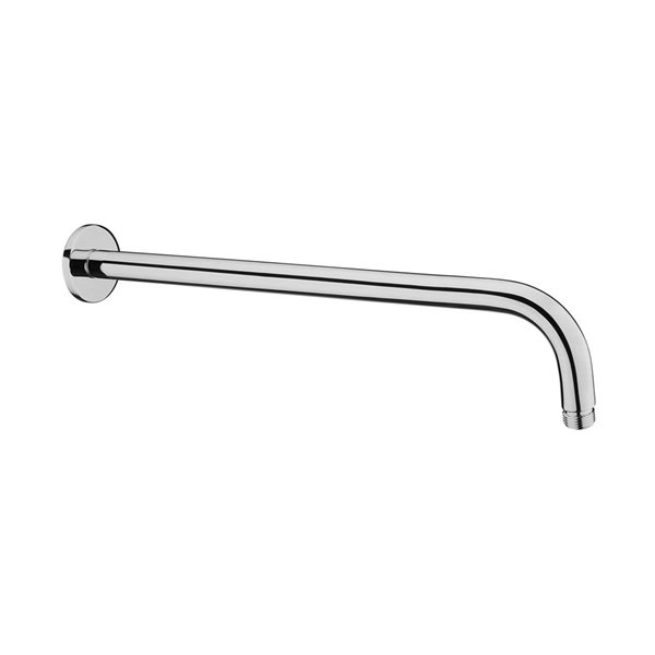 Bras de douche rond Valentine d'Agua Canada 16 po en chrome brillant