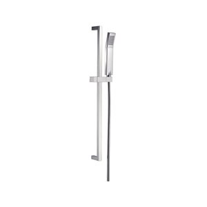 Agua Canada Vitale Chrome Square Hand Shower and Rail