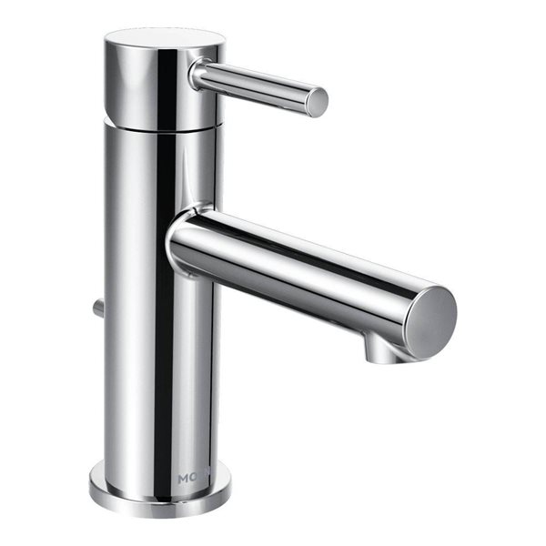 Robinet de lavabo Align de MOEN monotrou chromé, bonde et valve incluses