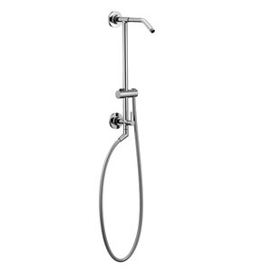 MOEN Chrome Shower Rail System with 2-Function Diverter  - Valve Not Included