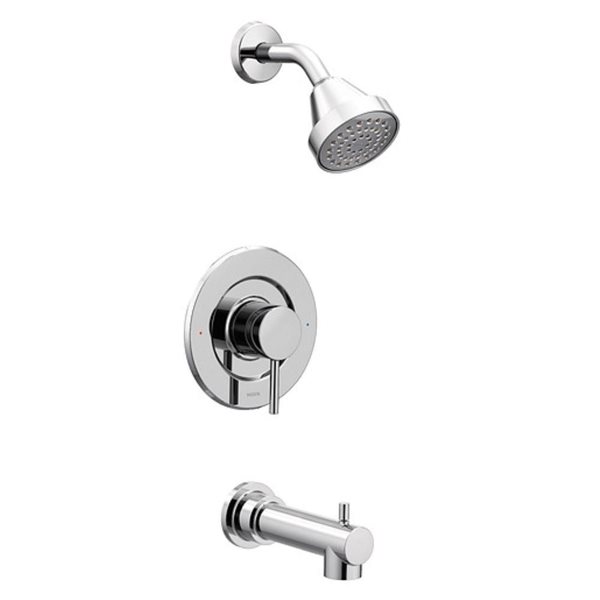 MOEN Align Chrome Single-Handle Posi-Temp Bathtub Shower Faucet Trim Kit - Valve Not Included