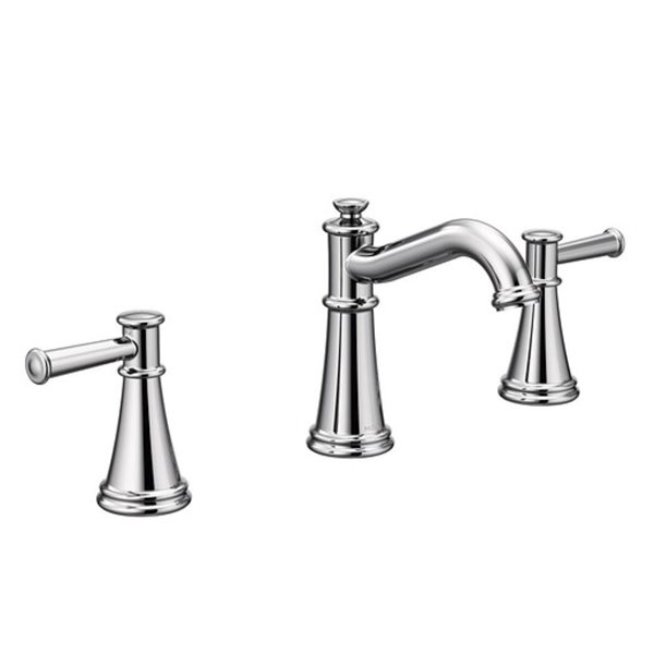 MOEN Belfield 2 Handle 8 to 16-in Widespread Bathroom Sink Faucet/Tap - Chrome