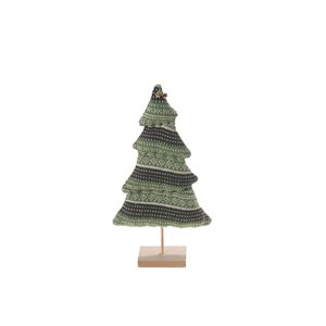 iH casadécor 7.5 W x 13.75-in H Green Knit Sweater Tree Tabletop Decoration