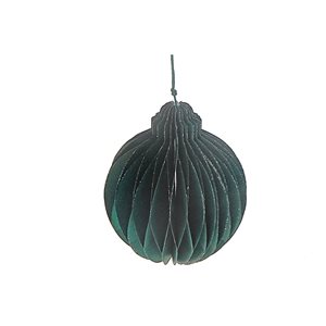 iH casadécor 4.72-in H Green Paper Folding Ball Ornament - Set of 12