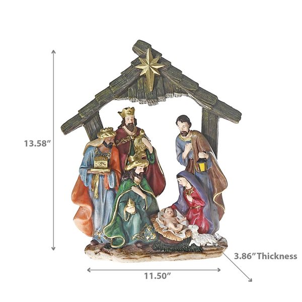 iH casadécor Polyresin Nativity Scene