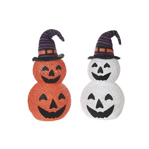 iH casadécor Led Pumpkin Witch - Set of 2