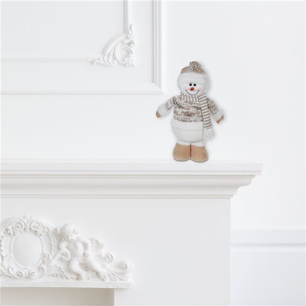 iH casadécor Snowman Plush Stander 15"