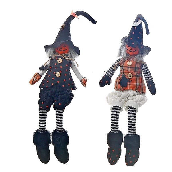 iH casadécor Cotton Sitting Witch - Set of 3