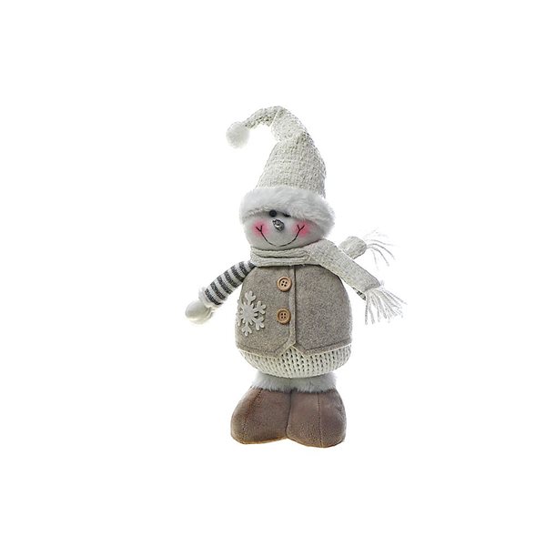 Peluche bonhomme de neige debout iH casadécor