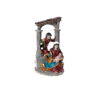 iH casadécor Polyresin Nativity Scene 9.9"