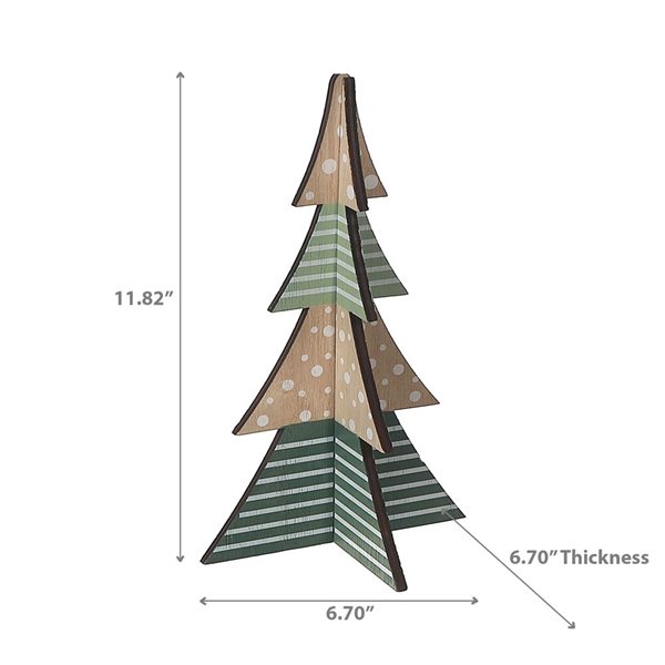 iH casadécor Wooden Tree Decor Large