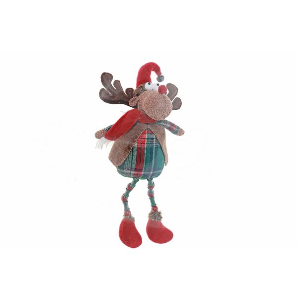 iH casadécor Moose Plush Shelf Dangler