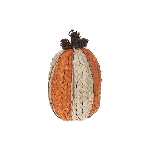 iH casadécor Braided Foam Long Pumpkin