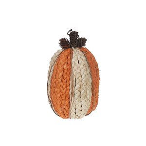 iH casadécor Braided Foam Long Pumpkin