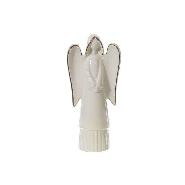 Figurine ange blanc brillant iH casadécor grande taille