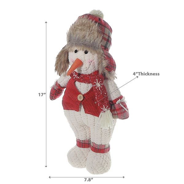 iH casadécor Snowman Plush Stander