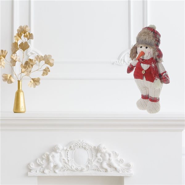 iH casadécor Snowman Plush Stander