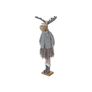 iH casadécor Grey Sweater Reindeer Standing