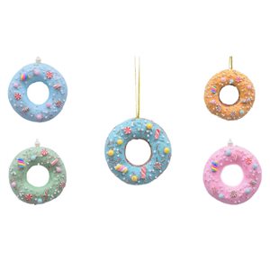 iH casadécor Doughnut Ornament - Set of 10