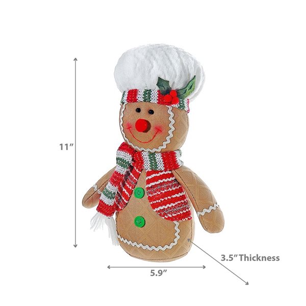 iH casadécor Gingerbread Man Plush