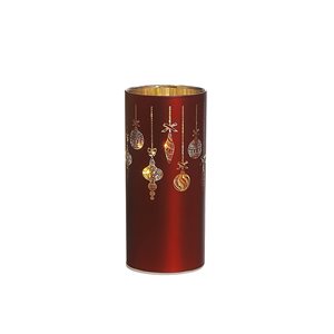 iH casadécor Led Cylinder Glass Stand Ornament