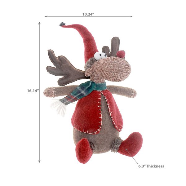 iH casadécor Moose Plush Sitter